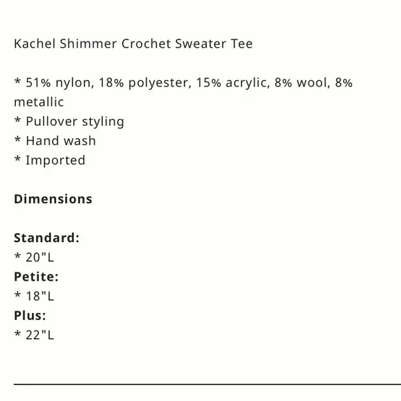 NWT Anthropologie Kachel Simmer Crochet Sweater in Ivory - Picture 10 of 10